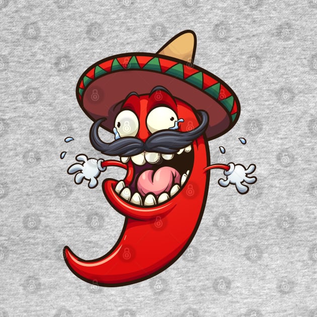 Crazy Mexican chili pepper by memoangeles